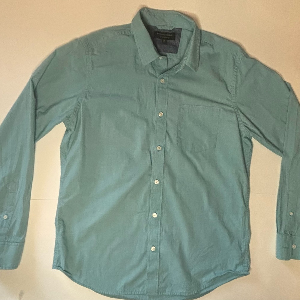 Banana Republic Teal Casual Button Down Shirt